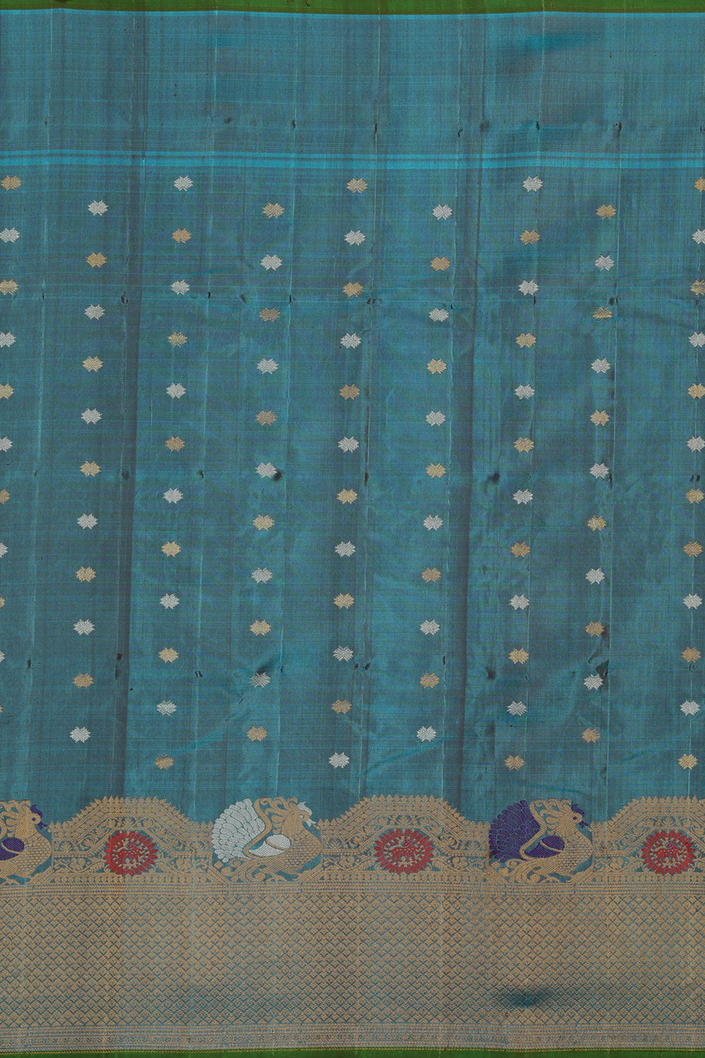 Gadwal-Silk Violet Saree