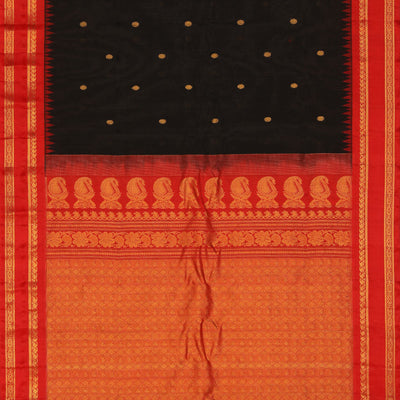 Gadwal Black Saree