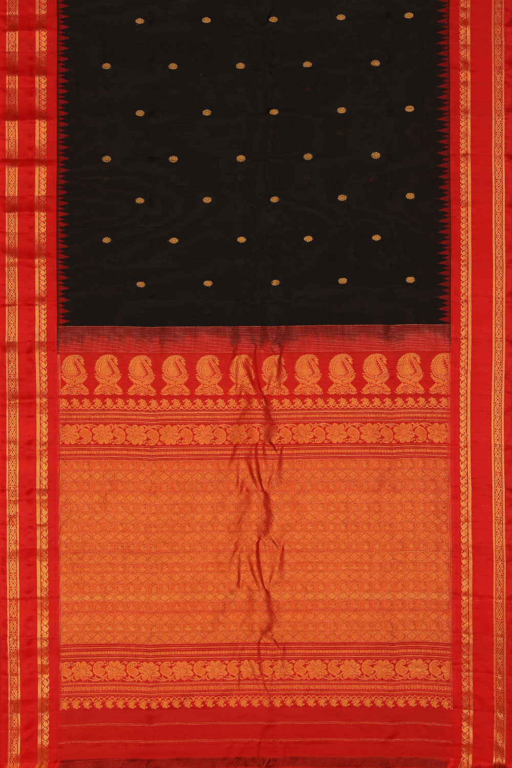Gadwal Black Saree