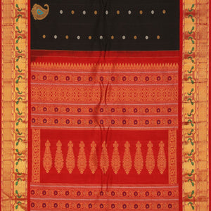 Gadwal Silk Black Saree