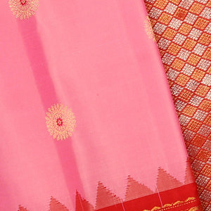Gadwal Silk Pink Saree