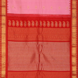 Gadwal Silk Pink Saree