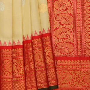 Gadwal Beige Saree