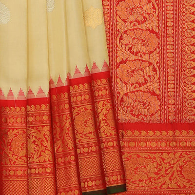 Gadwal Beige Saree