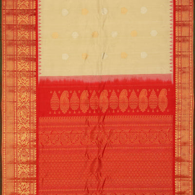 Gadwal Beige Saree