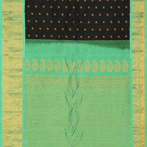 Gadwal Silk Black Saree