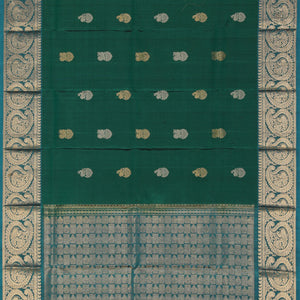 Gadwal Teal-Green Dupatta
