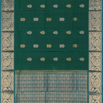 Gadwal Teal-Green Dupatta