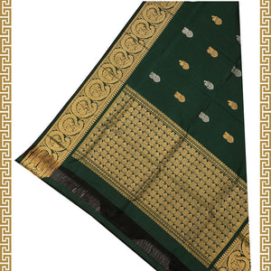 Gadwal Green Dupatta