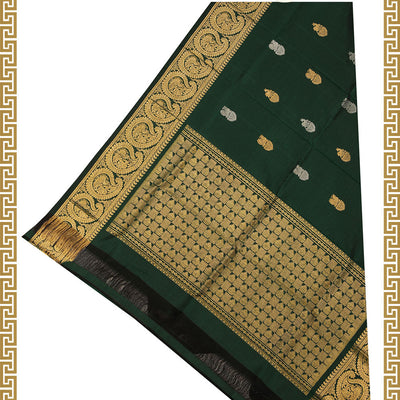 Gadwal Green Dupatta