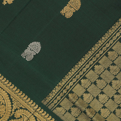Gadwal Green Dupatta