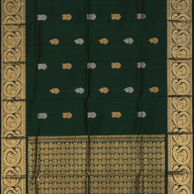 Gadwal Green Dupatta