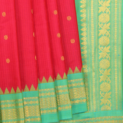Gadwal Pink Saree