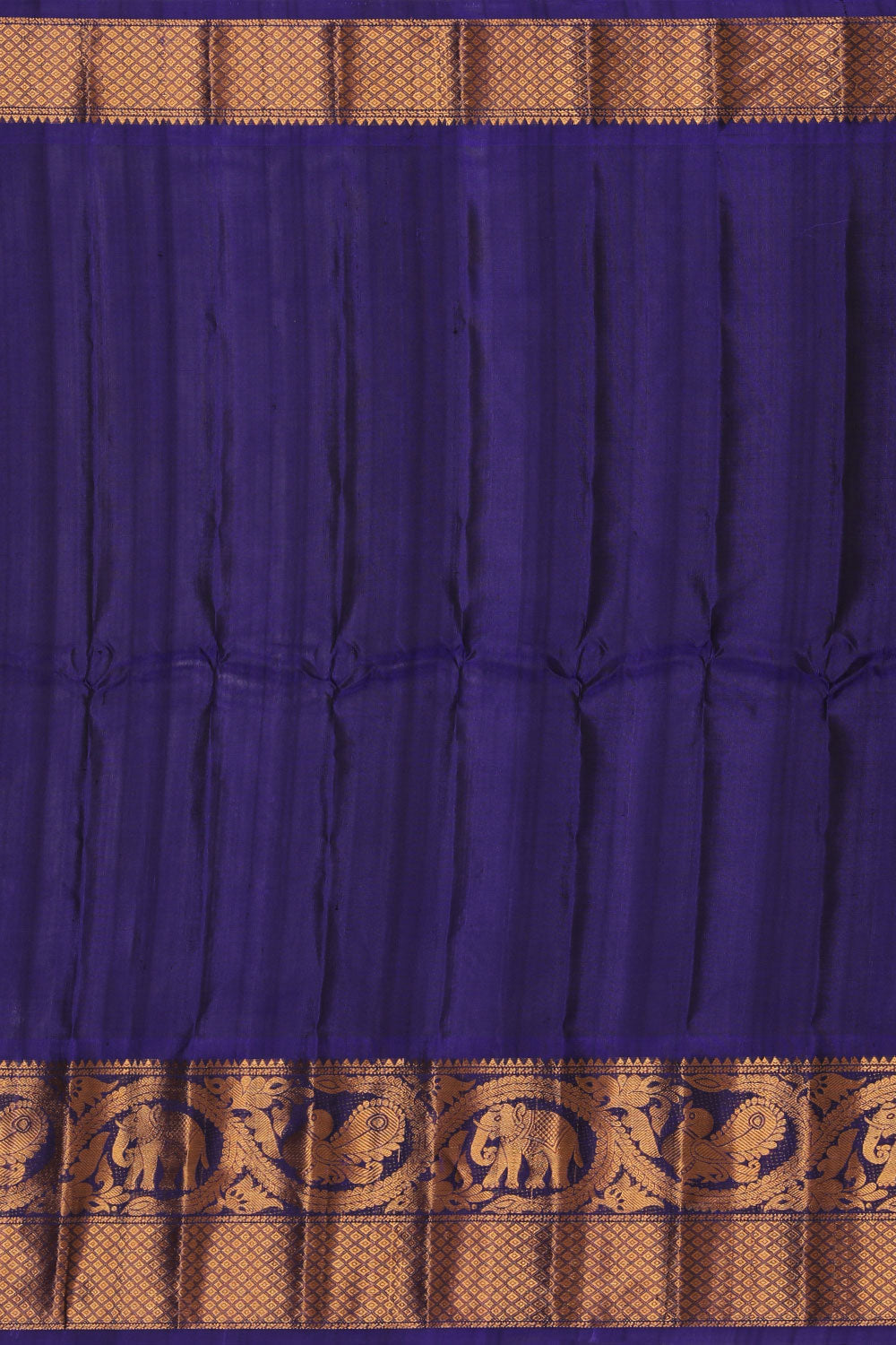 Gadwal Silk Maroon Saree