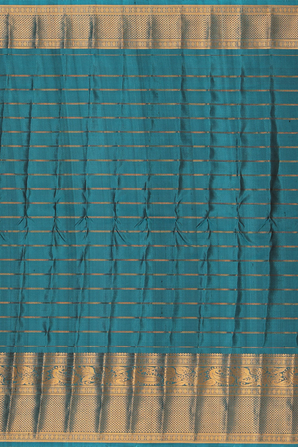 Gadwal Silk Maroon Saree