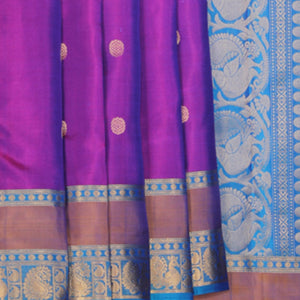 Gorgeous Violet Saree
