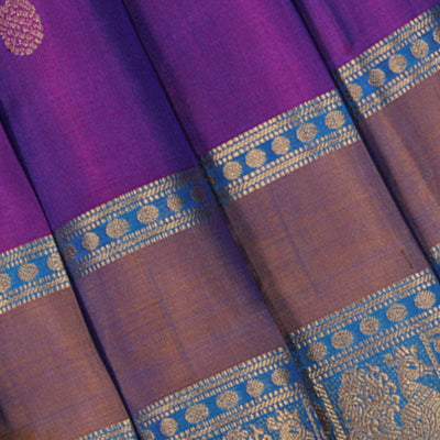 Gorgeous Violet Saree