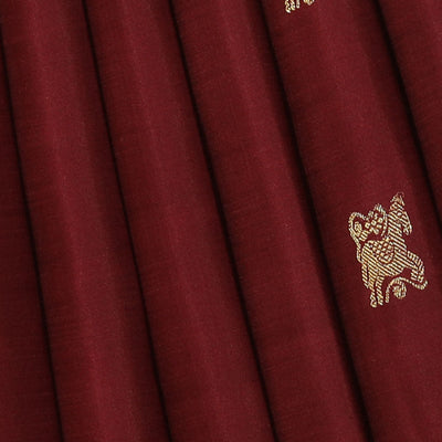 Gorgeous Caramel-Maroon Saree