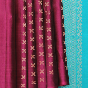 Gorgeous Violet Saree