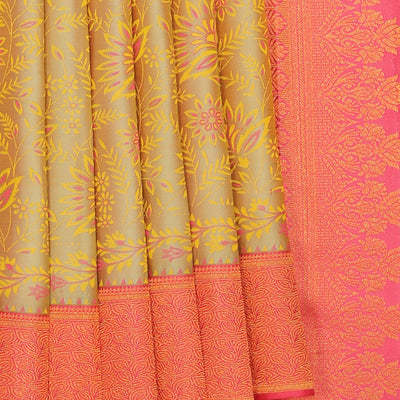 Gorgeous Yellow Saree