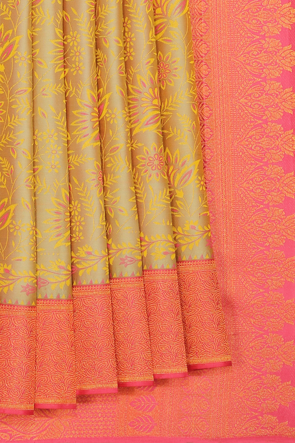 Gorgeous Yellow Saree
