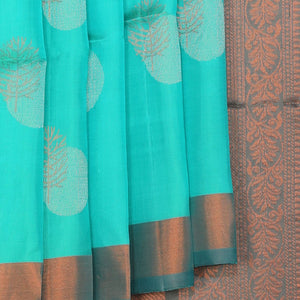 Gorgeous Sea-Blue Saree