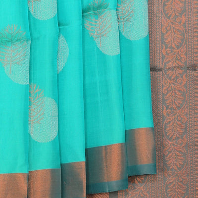 Gorgeous Sea-Blue Saree