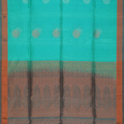 Gorgeous Sea-Blue Saree
