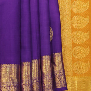 Gorgeous Violet Saree
