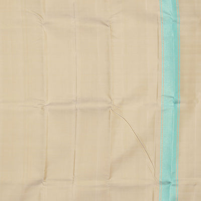 Kanchi Pure Silk Beige Traditional Dhoti With Kanduva (8 X 4)
