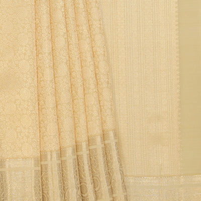 Kanchipattu Beige Saree