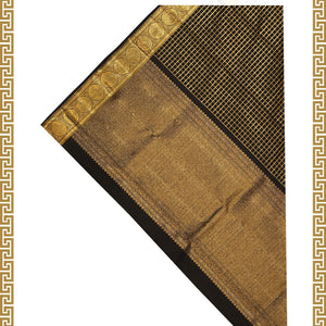 Kanchi-Silk Black Dupatta