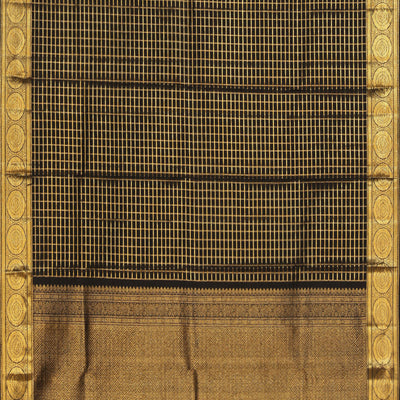 Kanchi-Silk Black Dupatta
