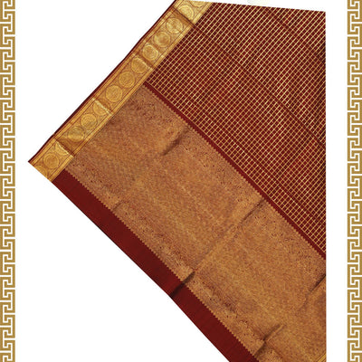 Kanchi-Silk Maroon Dupatta