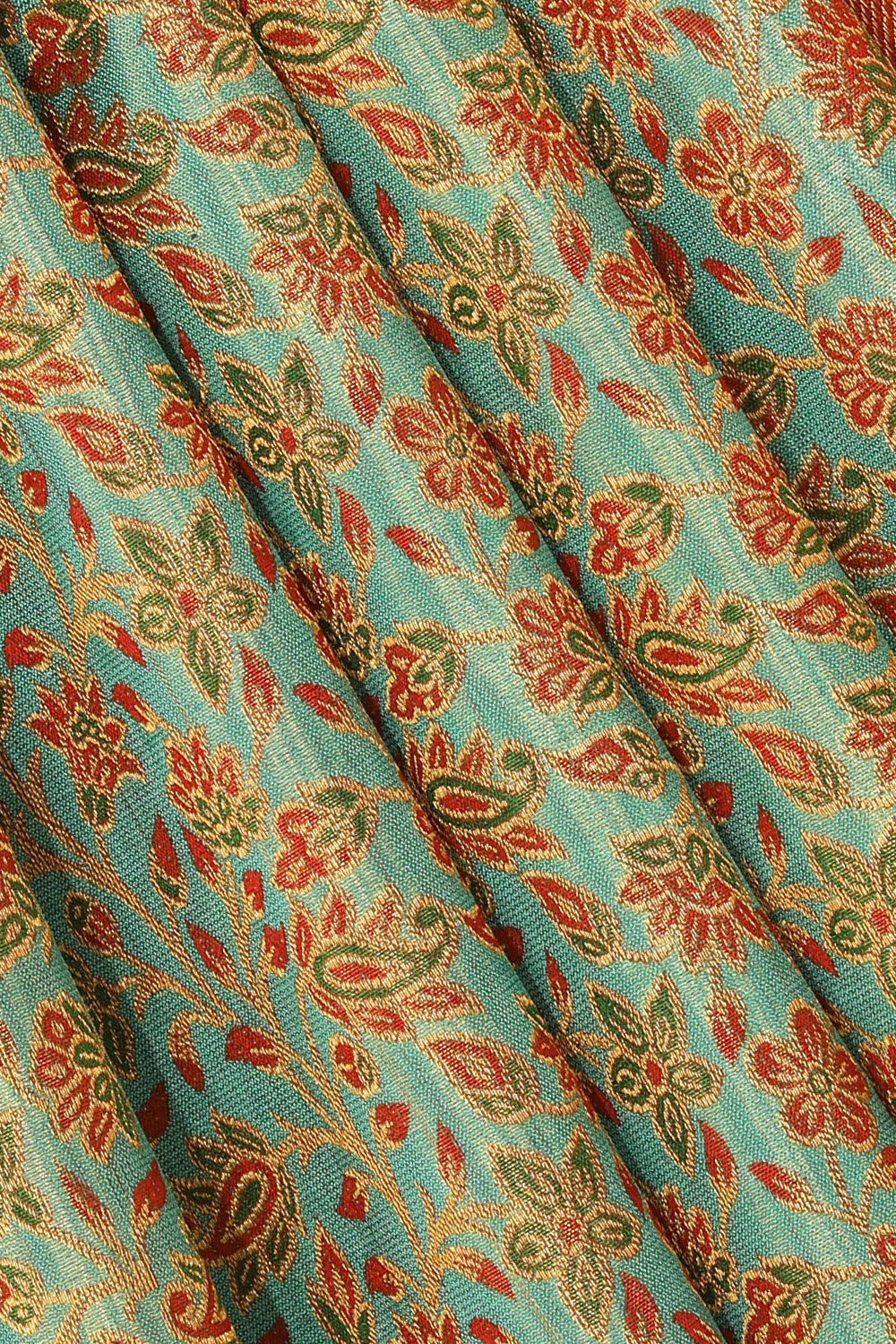 Kanchipattu An Ethereal Gold/Green Saree