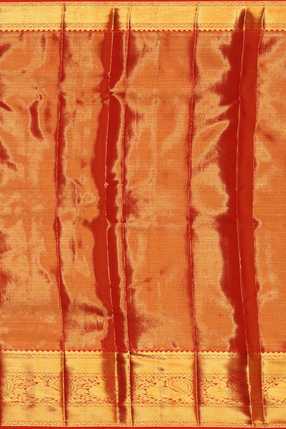 Kanchipattu An Ethereal Gold/Green Saree