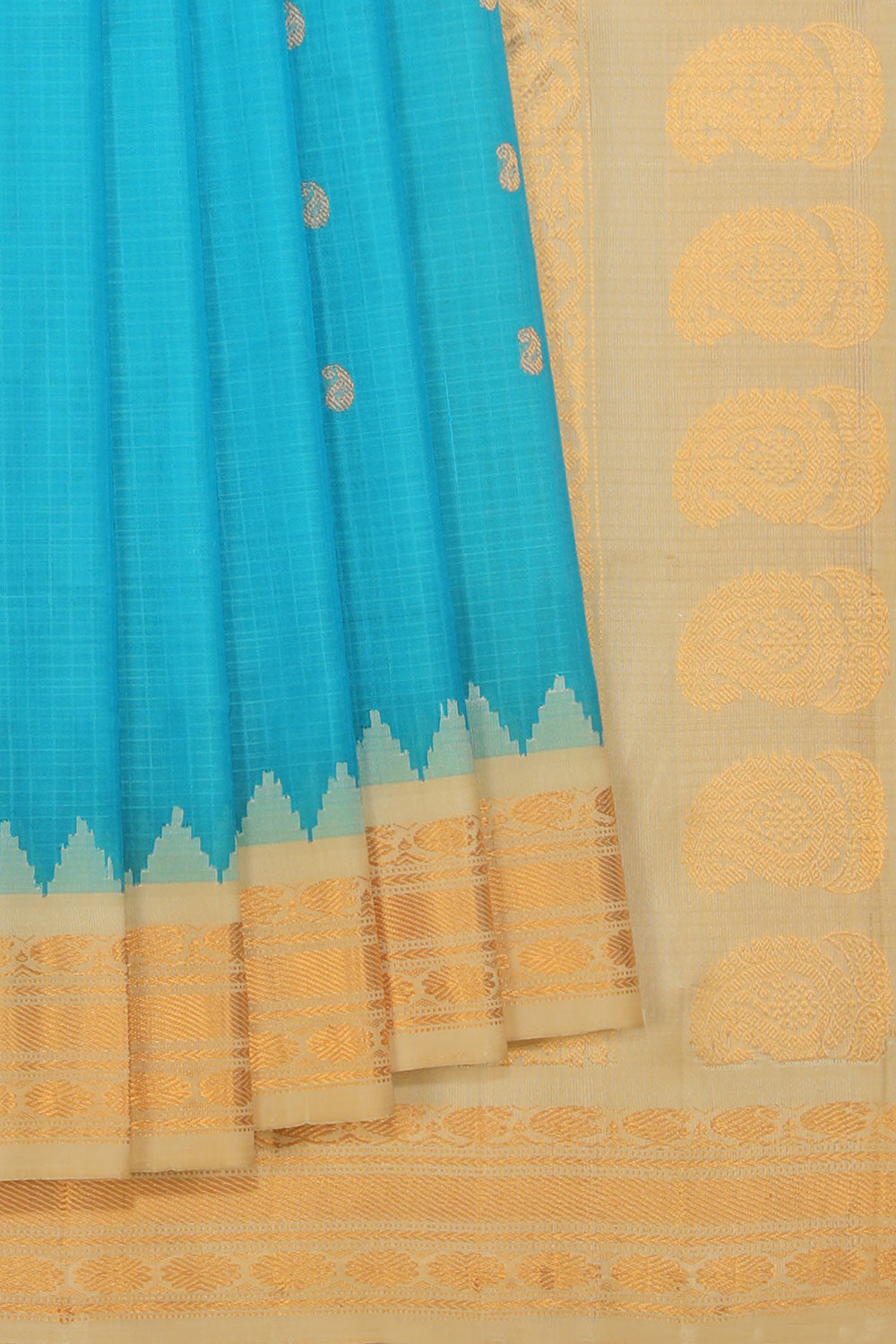 Gadwal Blue Saree