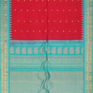 Gadwal Silk Pink Saree