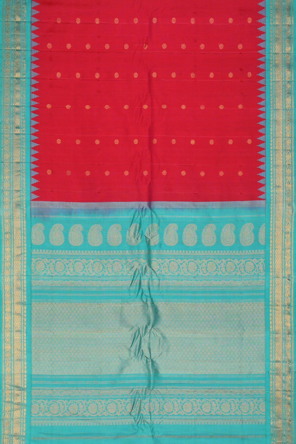 Gadwal Silk Pink Saree