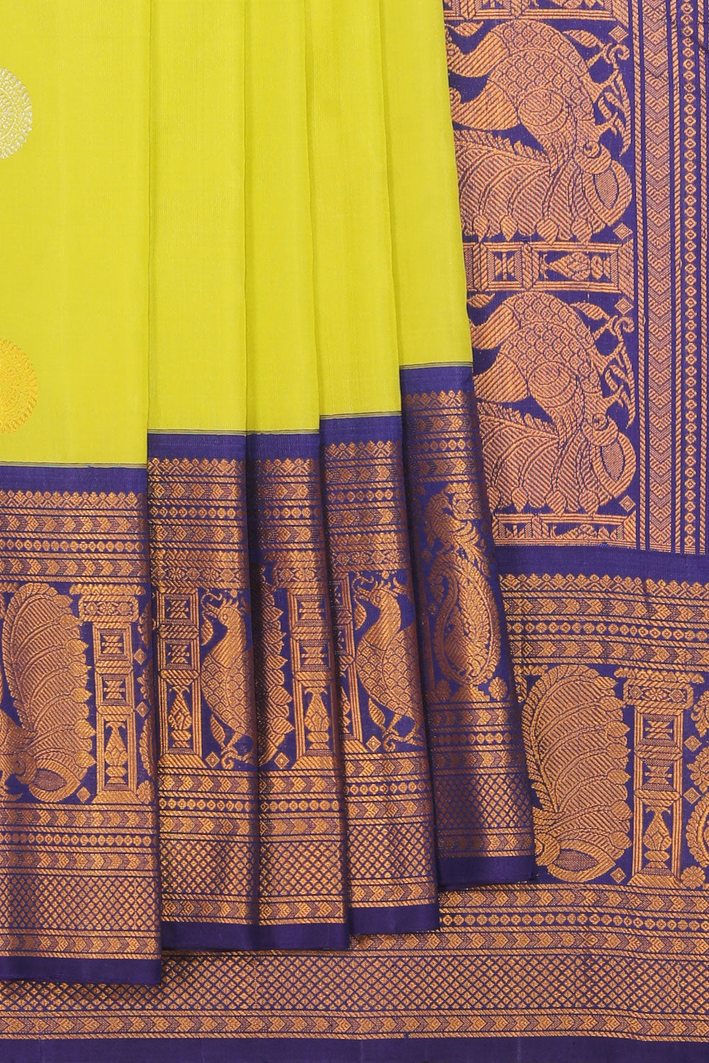 Gadwal Silk Mint Green Saree