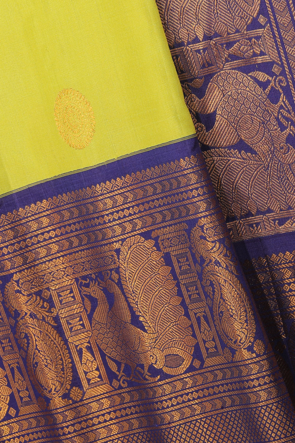Gadwal Silk Mint Green Saree