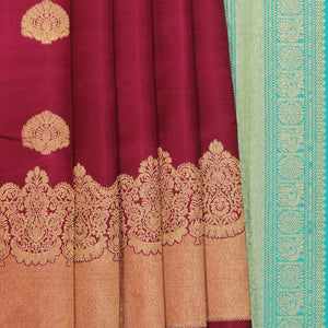 Gorgeous Plum-Pink Saree