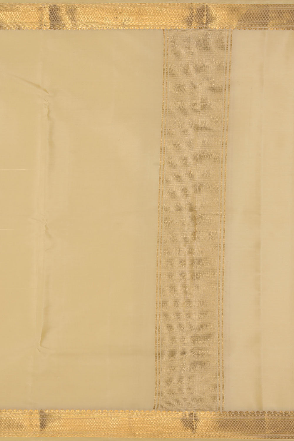 Kanchi Silk Ivory Cream Traditional Dhoti With Kanduva (8 X 4)