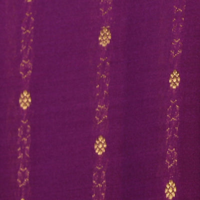 Gorgeous Silk Violet Saree