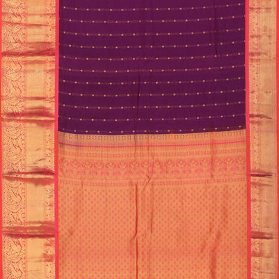 Gorgeous Silk Violet Saree