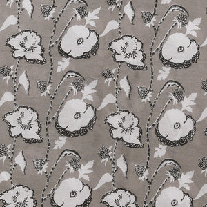 Grey Unstitched Suit With Dupatta (3 Pcs Set)