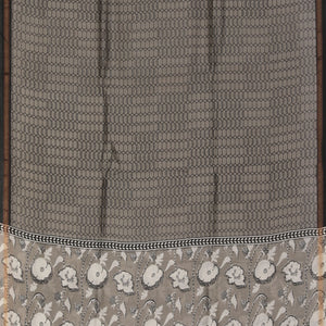 Grey Unstitched Suit With Dupatta (3 Pcs Set)