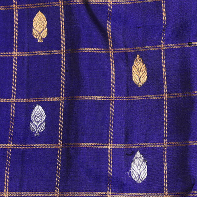 Gadwal Silk Purple Saree
