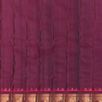 Gadwal Silk Purple Saree