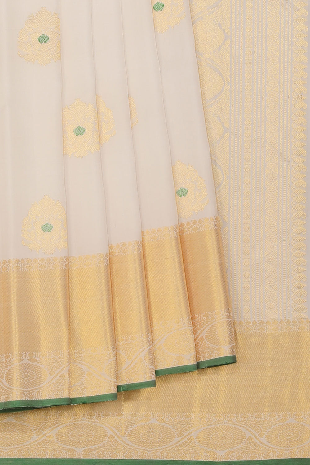 Gadwal White Saree